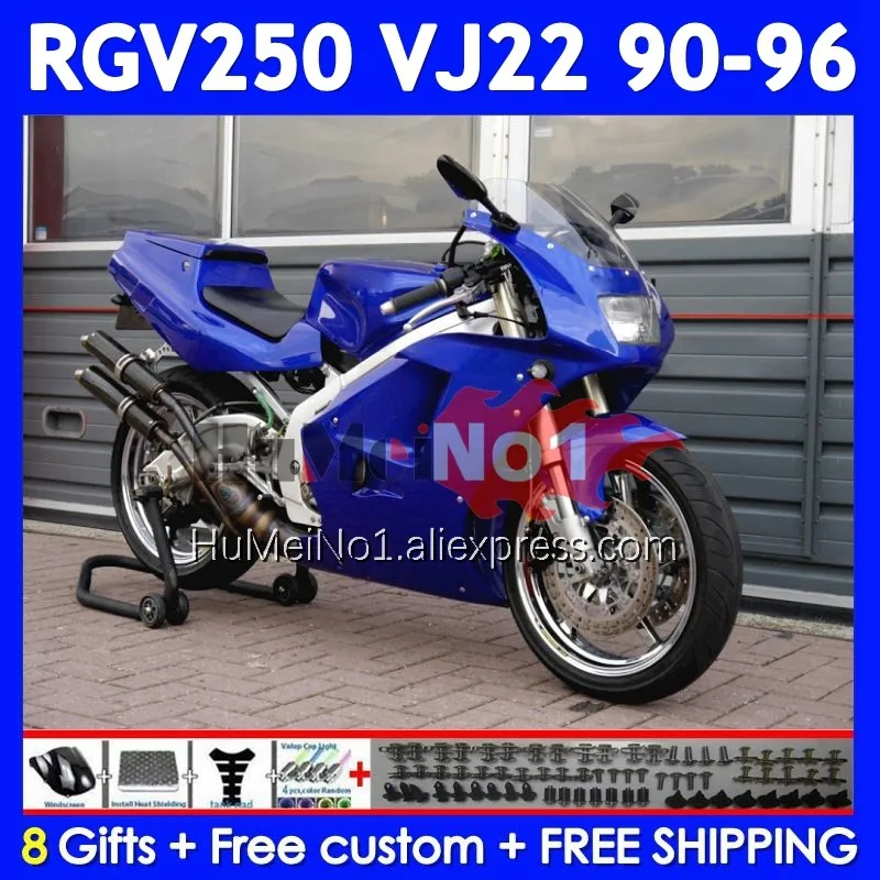 RGV250 For SUZUKI SAPC RGV-250 VJ22 109No.97 RGV 250 90 91 92 93 94 95 96 1990 1991 1992 1993 1994 1995 1996 Gloss blue Fairing