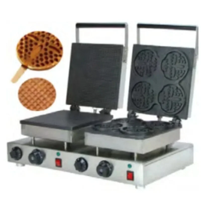 

Электрическая вафельница, произведённая в Китае, для приготовления хрустящих сырных бисквитов, оборудование для закусок, для отелей, продуктовых магазинов, ресторанов, домашнего использования - новая.