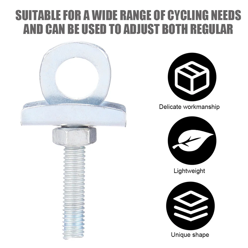 40 個チェーンテンショナー調整可能な自転車チェーンツール耐久性のあるファスナーサイクリング修理自転車アクセサリー部品