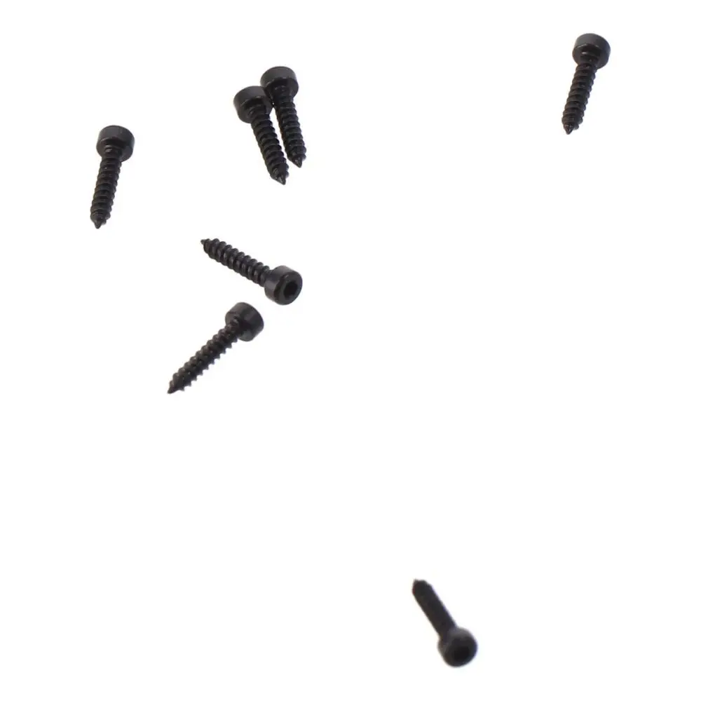 100pcs Carbon Steel Cheese Head Socket Head Black 2mm x 10mm Cap Screws Machine Screws Machinery