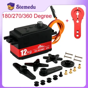 12kgデジタルサーボTD-9512MG半メタル4.8V-7.4Vステアリングギア180/270/360 RC CAR 1:8 1:10ドリフトカーフラットランナー 12ベストセールスRCドリフトサーボ-2