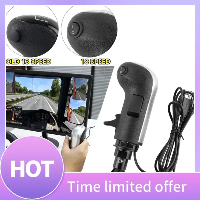 

B68A Truck Simulator Shifter, Gearshift Knob For ETS2 Games For Logitech G29 G27 G25 G923