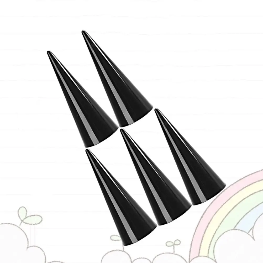 

5 Pcs Show Rack Jewelry Organizer Cone Necklace Holder Ring Display Ornamnet Storage