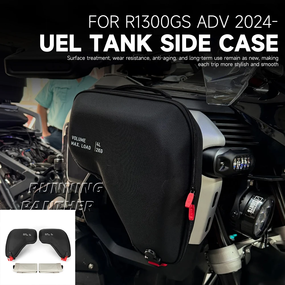 

Motorcycle R1300GS Adventure Fairing Left Right Radiator Cowl Bags Waterproof For BMW R 1300 GS ADV R1300GSA 2024- Accessories