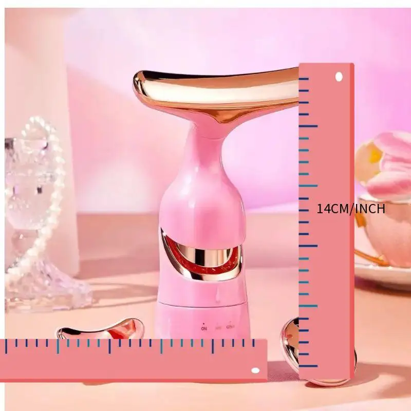 3-in-1 schoonheid gezichtsliftapparaat nek- en oogmassager anti-aging huidverstevigende rimpelverbetering gezicht slanker voor jeugdige Glo