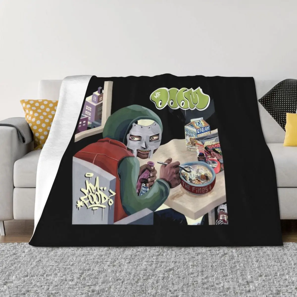 

ALL MF MF MF CAPS-MF COMIC Throw Blanket cosplay anime Hair Flannel Blankets