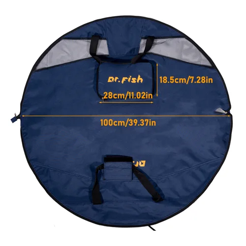 Imagen 2 del producto Bolsa de pesca Taco Wader, bolsa de pesca plegable, impermeable, botas Wader, almacenamiento, cambiador, bolsa de vadear para surf, caza, senderismo, Camping