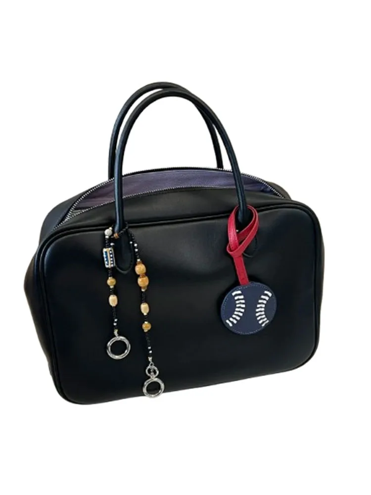 

Bla Boston Bag Women's Handbag 2025 New Luxury Lightweight High-End Spring Summer Bowling Bag Casual Simple Sle Soft Handle