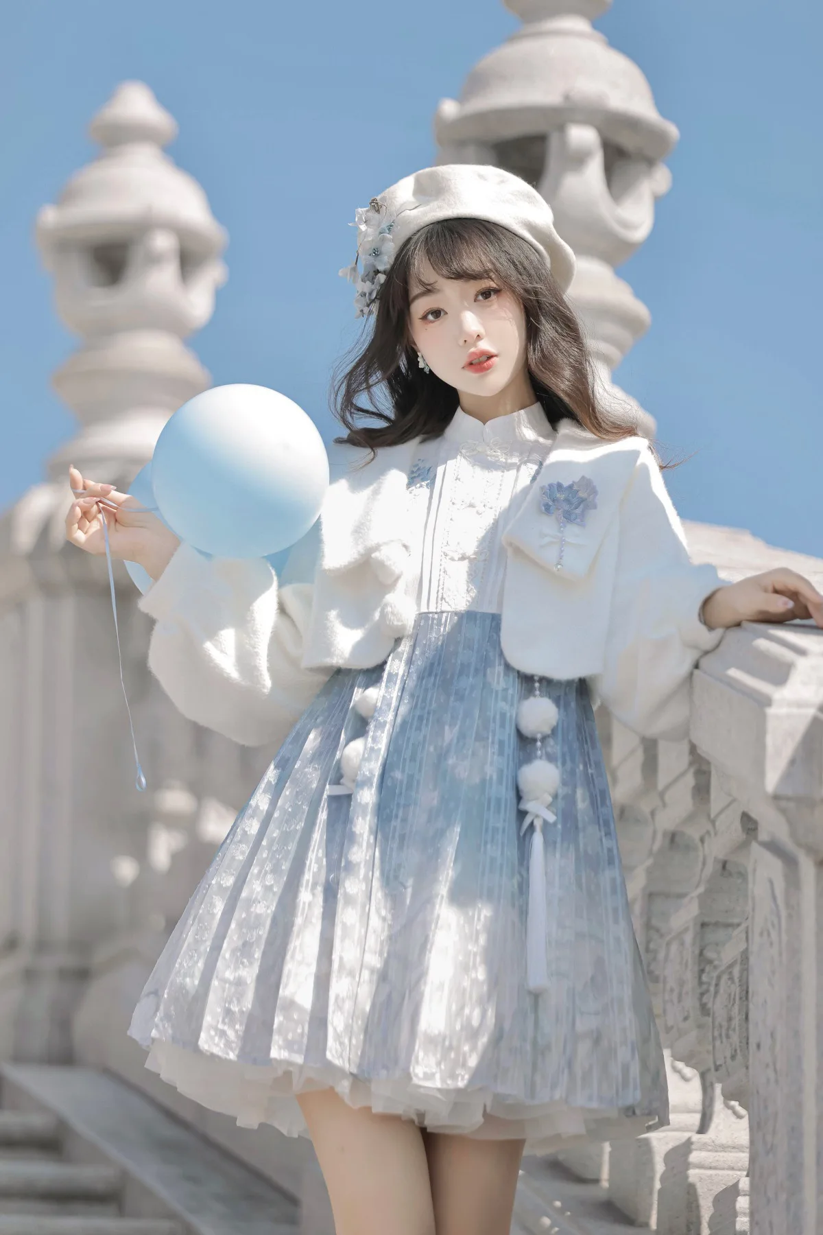 Original Lolita Chinese Style Short Cape Jacket With Han Elements Sweet Princess Dress Sweet Lolita Tea Party Dress Set