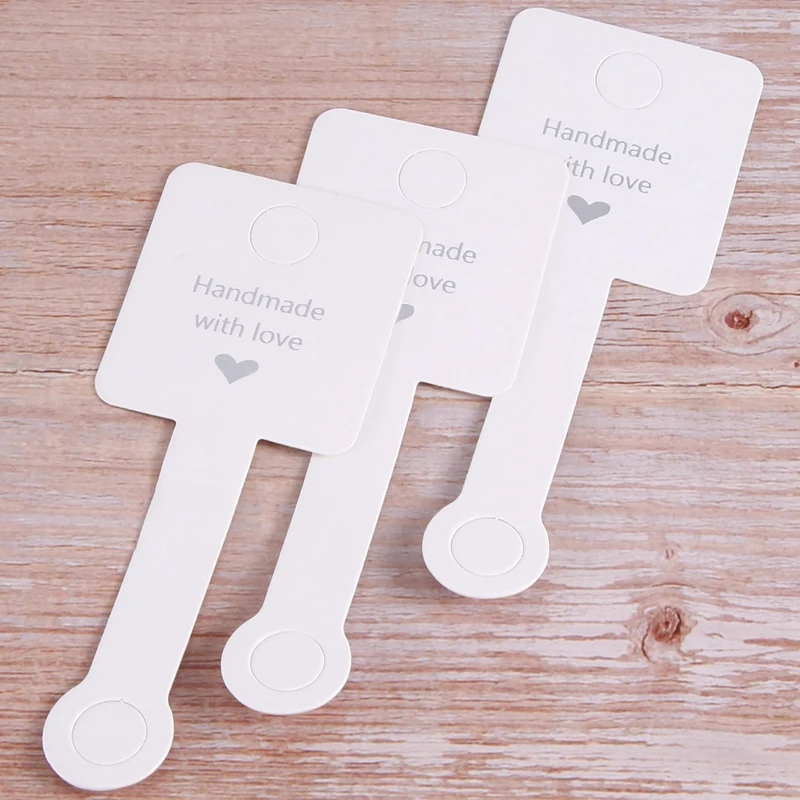 500 Piece Handmade With Love Mini Gift Paper Tags Gift Labels Paper Kindness For Gift Wrap, Wedding