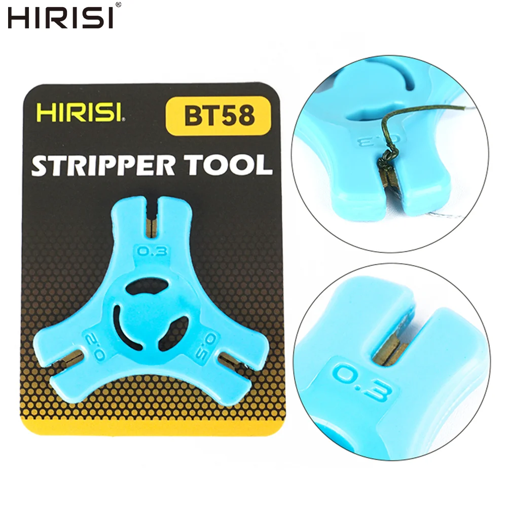 Hirisi BT58 Premium Line Pull Stripper Tools Fishing Line Sub-Line Peel & Pull for Coarse Fishing Tackle Carp Fishing Accessory