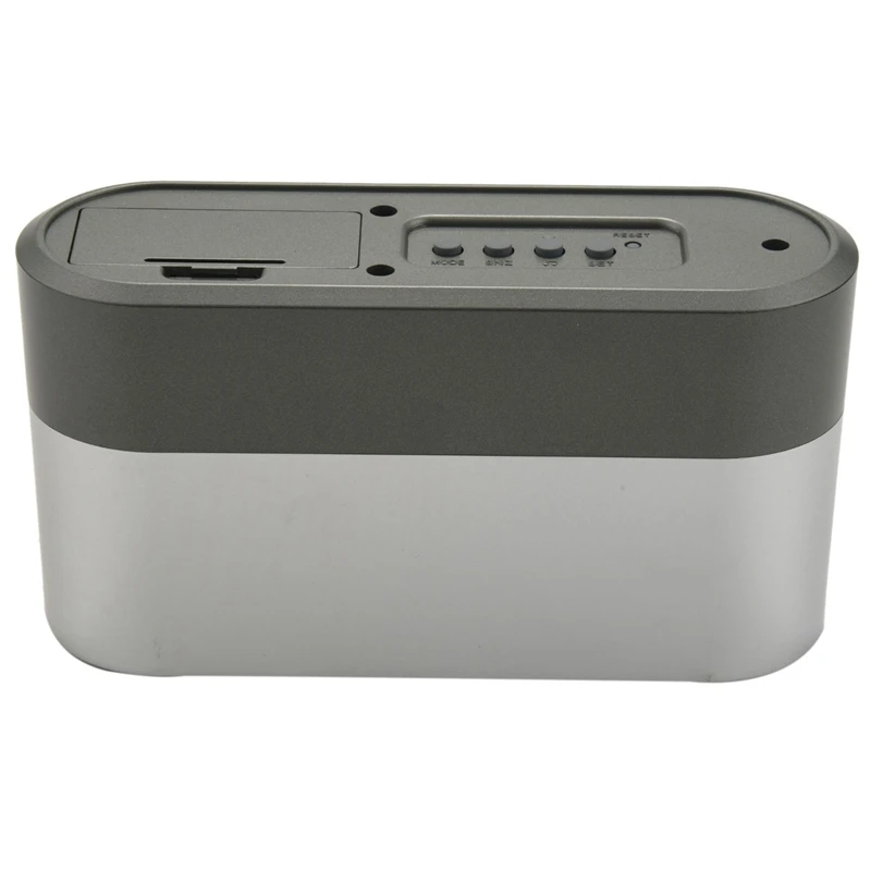 Strumenti per portapenne da scrivania per ufficio contenitore per biglietti da visita con sveglia digitale Timer calendario termometro per la temperatura