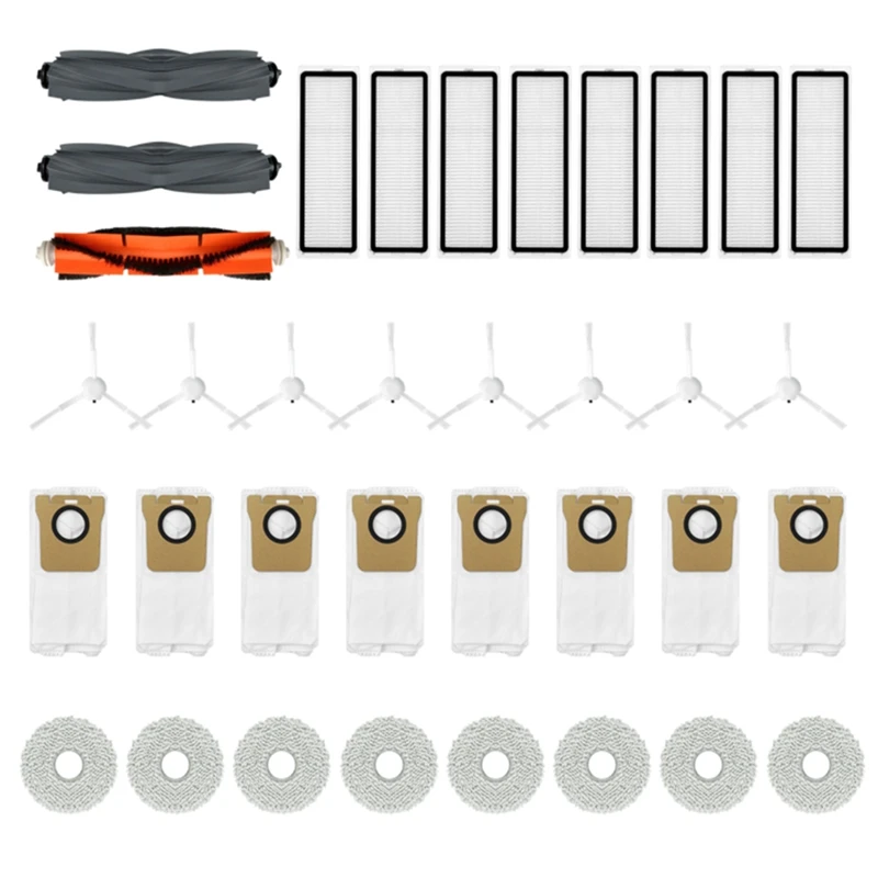 

Parts Main Side Brush Filter Mop For Dreame Bot L10S Ultra/ S20 / S10 Pro / B101CN / X10 Robot Vacuum Cleaner