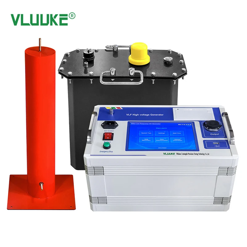 VLUUKE 30/40/50KV VLF 0.2 Accuracy Class High Voltage Generator 220V Output IP67 Protection Electrical Testing Machine 10W 1