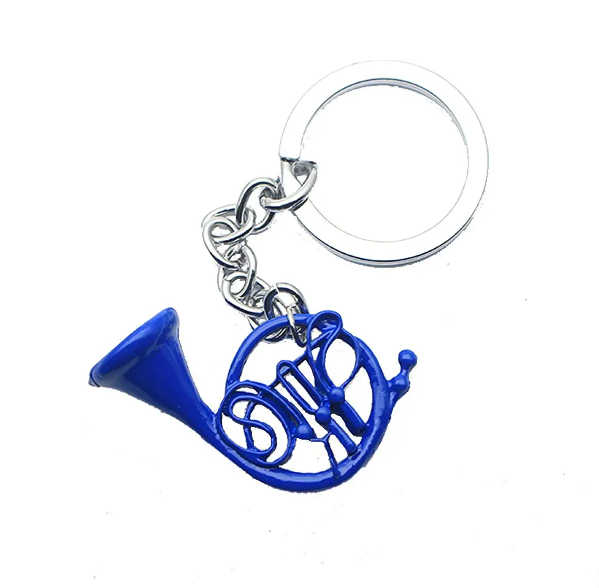 Necklace Torque Blue French Horn Pendant Accessories with Silver Chain How I Met Your Mother Cosplay