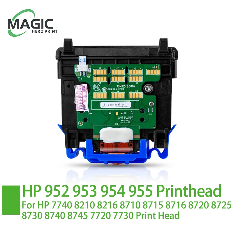 

For HP 952 953 954 955 Printhead J3M72-60008 For HP 7740 8210 8216 8710 8715 8716 8720 8725 8730 8740 8745 7720 7730 Print Head