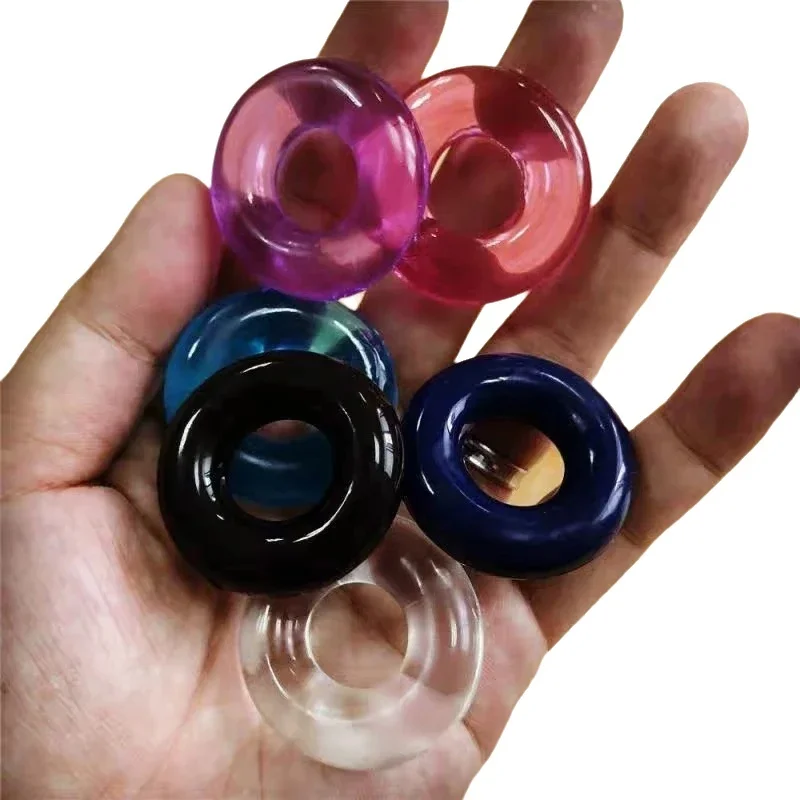 Color Cock Ring For Men Delay Ejaculation Silicone Penis Ring Set Adult Product Male Rings Lasting Erection Sex Toys For Couple