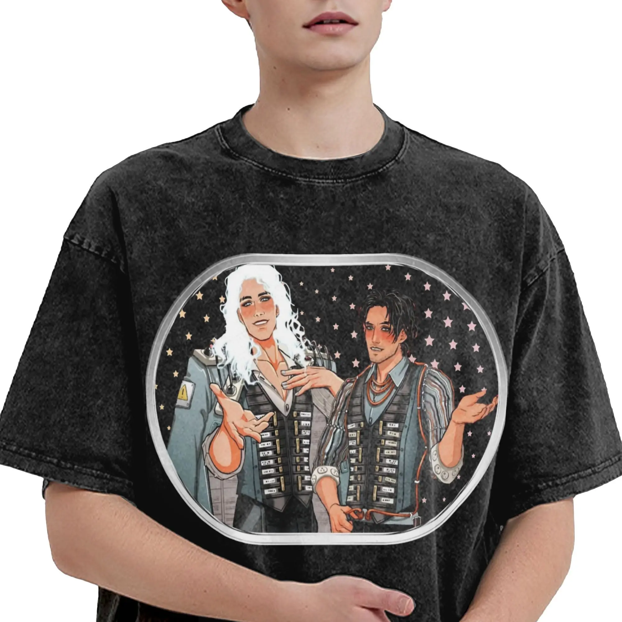 Join Us Eddie und Volt Date Everything T-Shirt Sommer Y2K Klassische T-Shirts für Männer Kurzarm Custom DIY T-Shirts