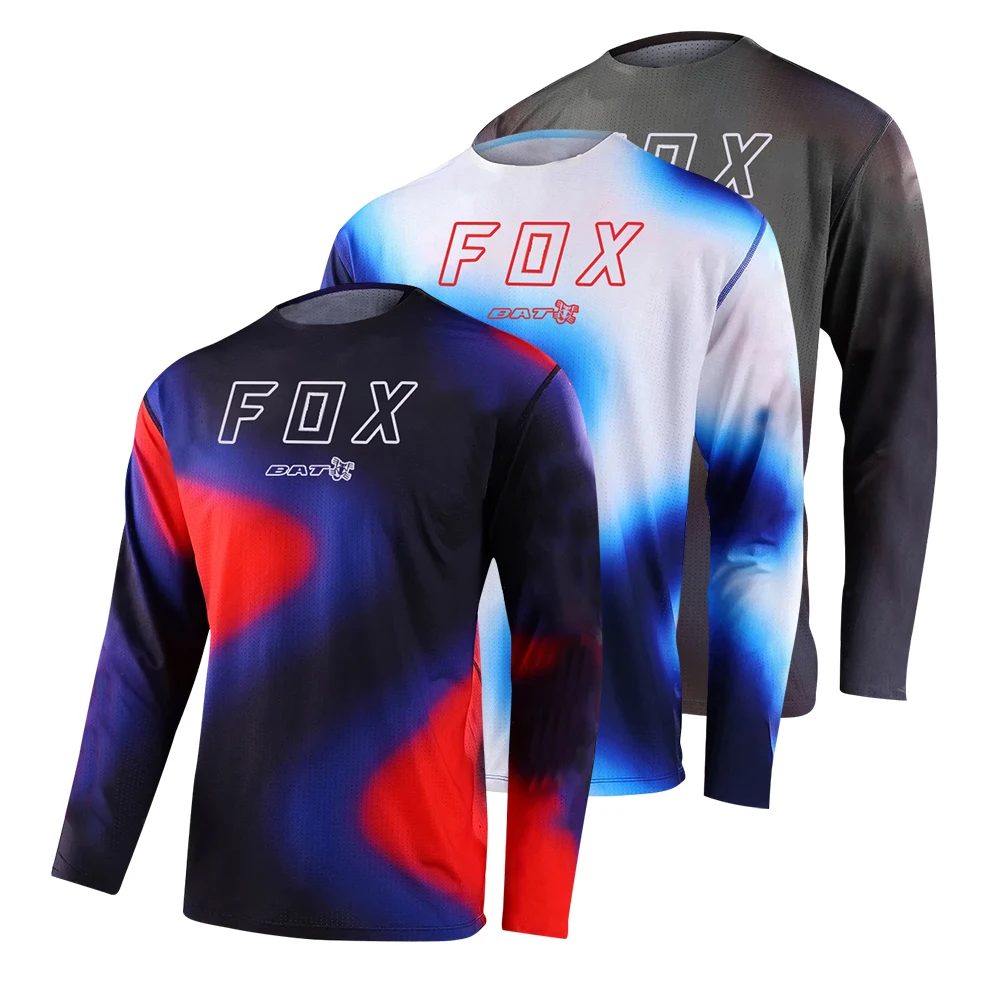 

Men's BAT FOX Downhill T-shirt Offroad DH Enduro MTB Cycling Jersey Motocross Racing Sportwear Clothing Camisas Ciclismo