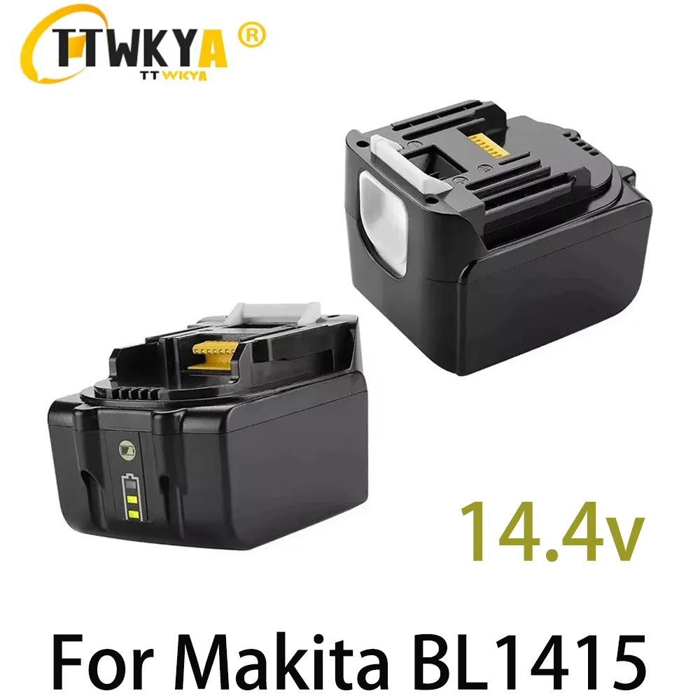 BL1440 BL1430 14,4 V 6000 mAh herramientas eléctricas inalámbricas de litio batería recargable para Makita BL1415 BL1460 194559