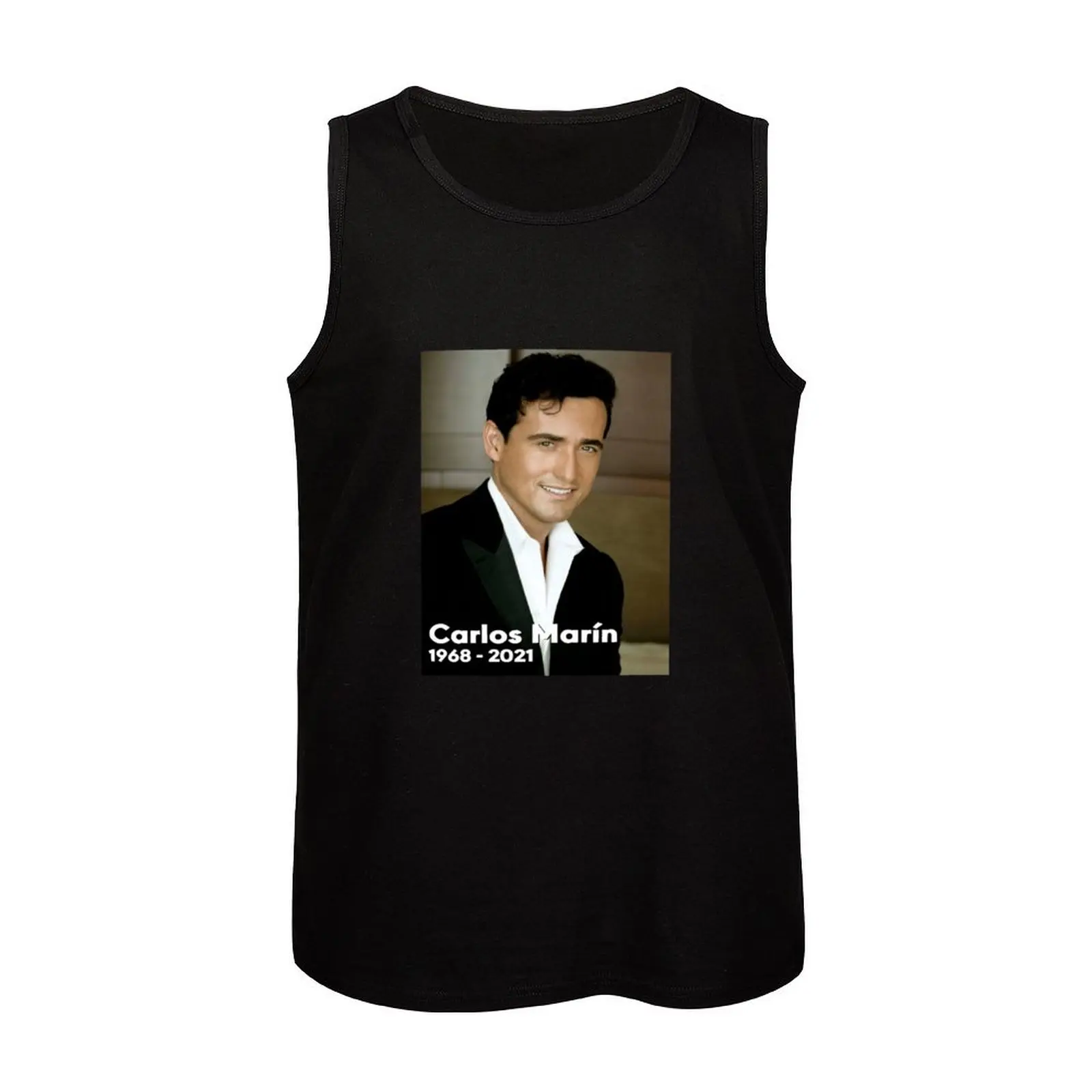 Il divo erinnern sich an carlos marin 1968-2021 klassisches tank top ärmellose gymnastik hemden männliche männer gym sportswear fitness