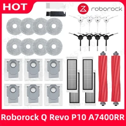 Roborock Q Revo / P10 A7400RR Spare Parts Main Side Brush Hepa Filter Mop Cloths Dust Bag Robot Vacuums Cleaner Accessories