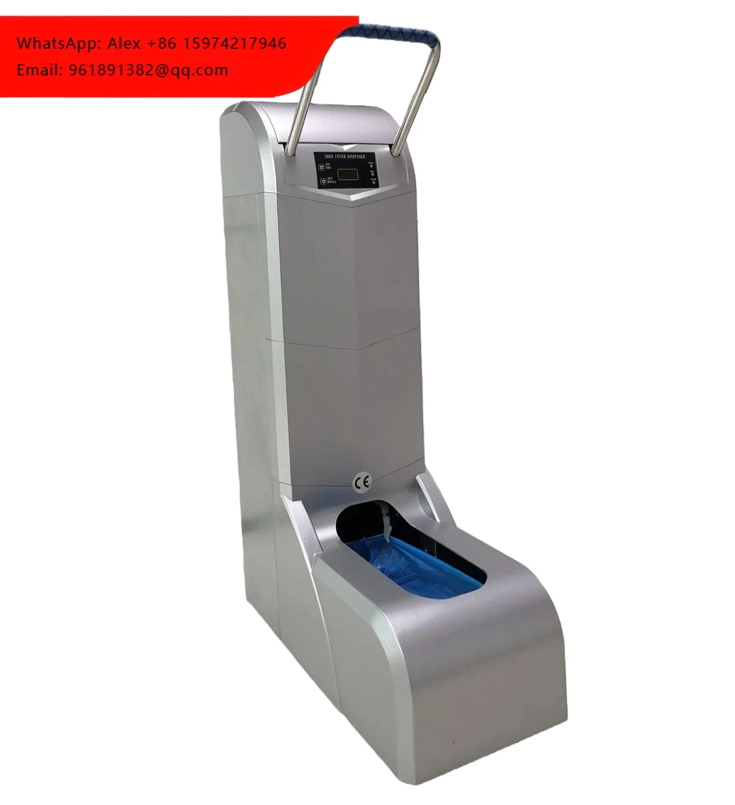 

Factory Home Use Shopping Mall Smart Shoe Cover Dispenser Automatic Shoe Protector Machine Shoe Cover Wrapping Machine