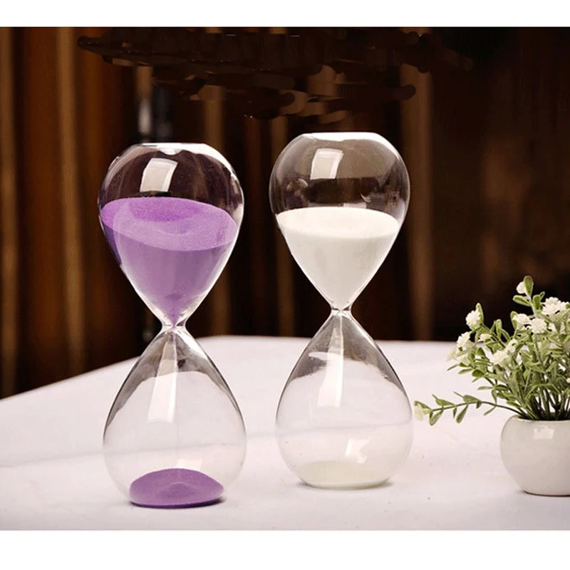 Creative Sand Clock Hourglass Timer  Clock Sandglass Tea Timers Craft Birthday Gift As Delicate Home Decorations 5/10/30/60min