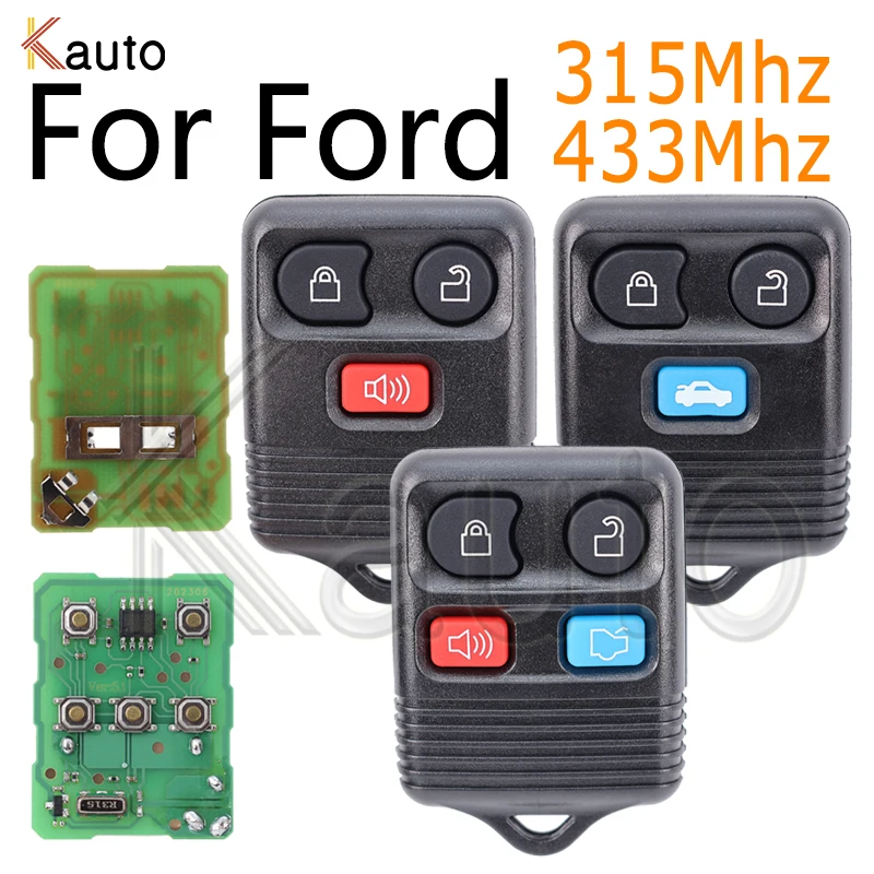 

Автомобильный смарт-ключ 315/433 МГц для Ford Explorer Escape 2002, вход без ключа, пульт дистанционного управления, кликер, передатчик CWTWB1U331, автомобильный ключ