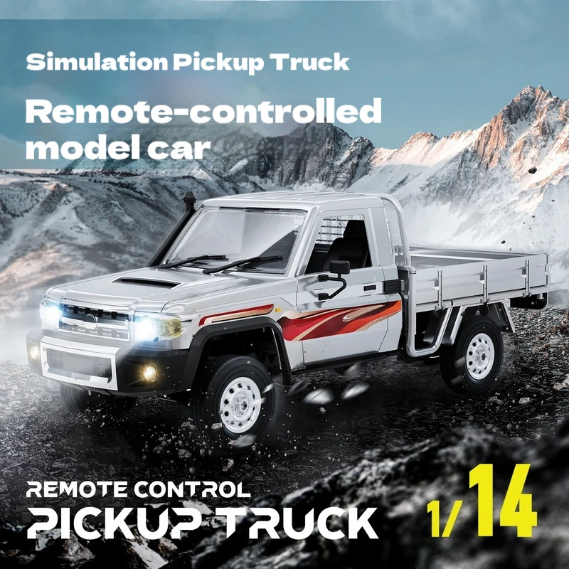 

9IMOD SG-1405/1406 1:14 Scale RC Pickup Truck 2.4G Wireless Remote Control 50M Drive Range Rear Straight Axle for Outdoor Play
