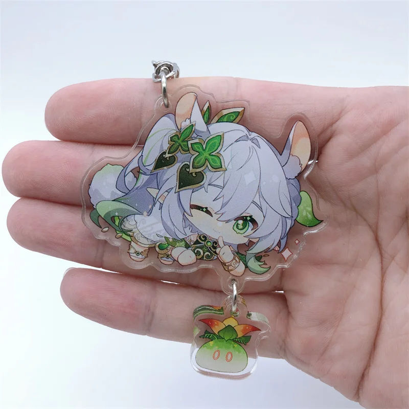 Game Impact Dori Dainsleif Kaedehara Kazuha Tighnari Xiao Keychain Badge Accessories Anime Key Chain Cartoon Pendant