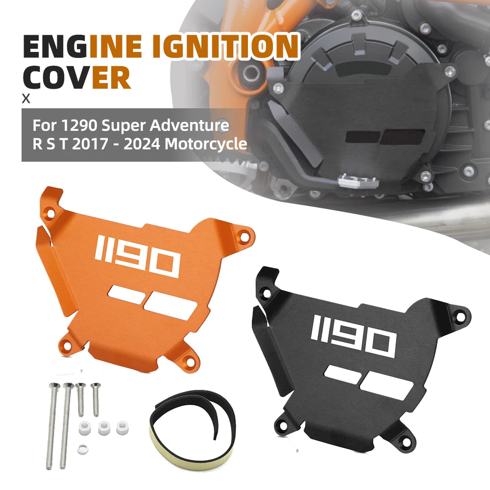 

For 1290 Super Adventure R S T 2017 - 2024 2023 2022 2021 Motorcycle Clutch Side Engine Case Cover Protector 1290Super Adventure