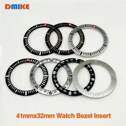 41mmx32mm Samurai Watch Bezel Insert Ring Fit for King Samurai SRPF79K1 Watch Case Stainless steel Bezel Insert Spare Parts