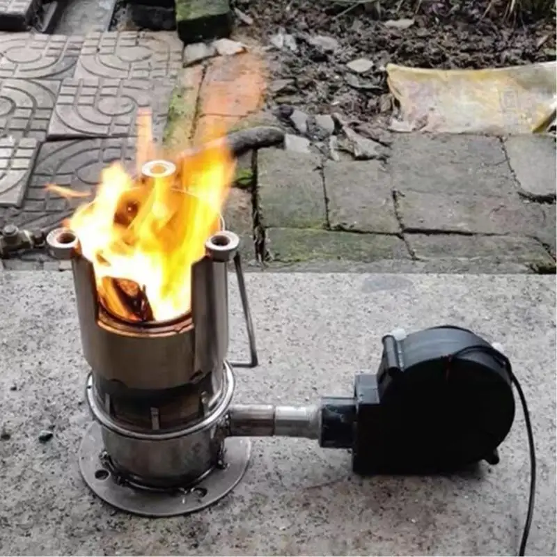 R9UF 12 فولت 9 سنتيمتر 9733 شواية باربيكيو شواء مروحة الكرة تحمل منفاخ مع أنابيب الهواء دورة في الدقيقة حجم الهواء كبير متر #4