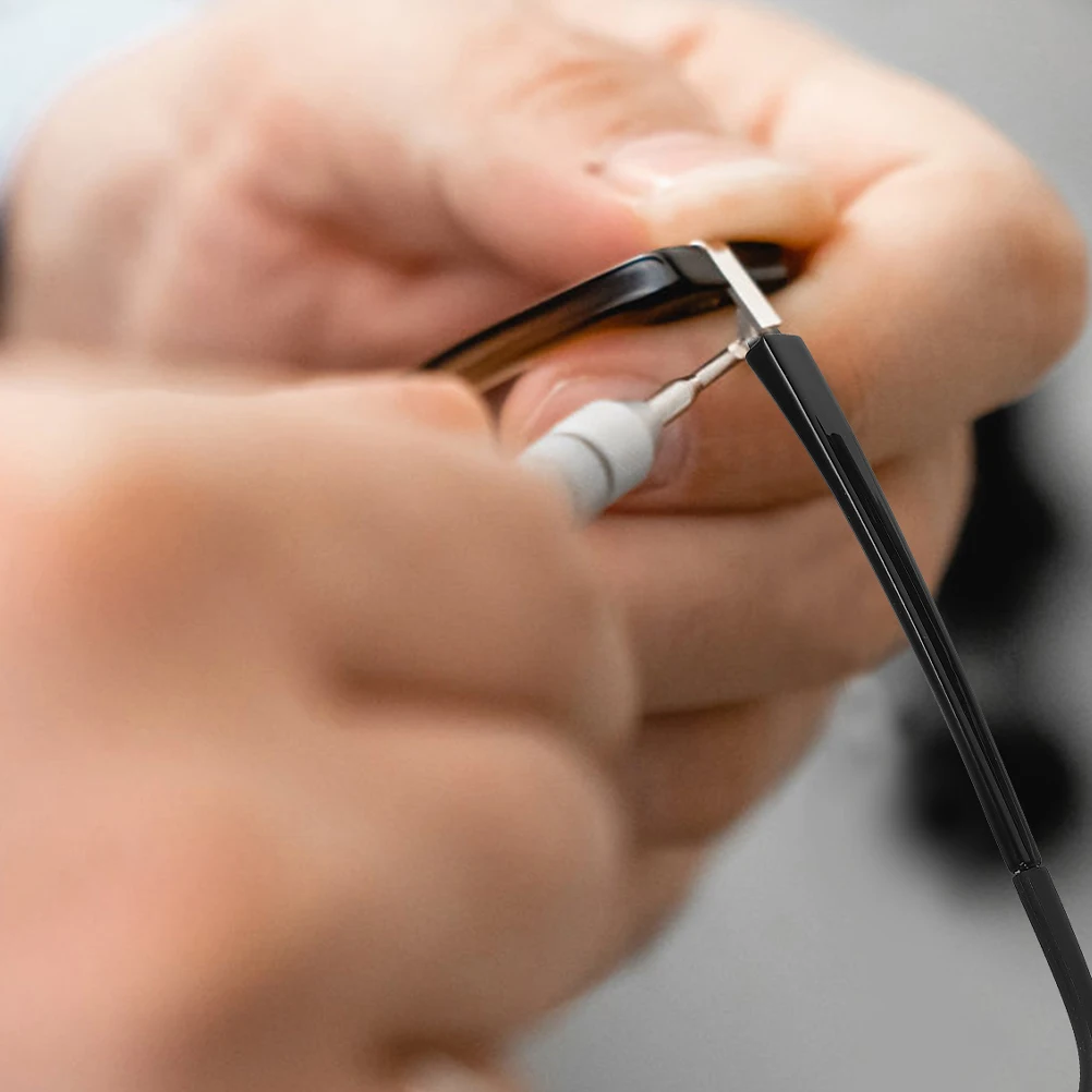 

2 Pairs Black Eyeglasses Arms Replacement Sunglasses Legs Repair Kit Universal Design Comfortable Temples Accessories Glasses