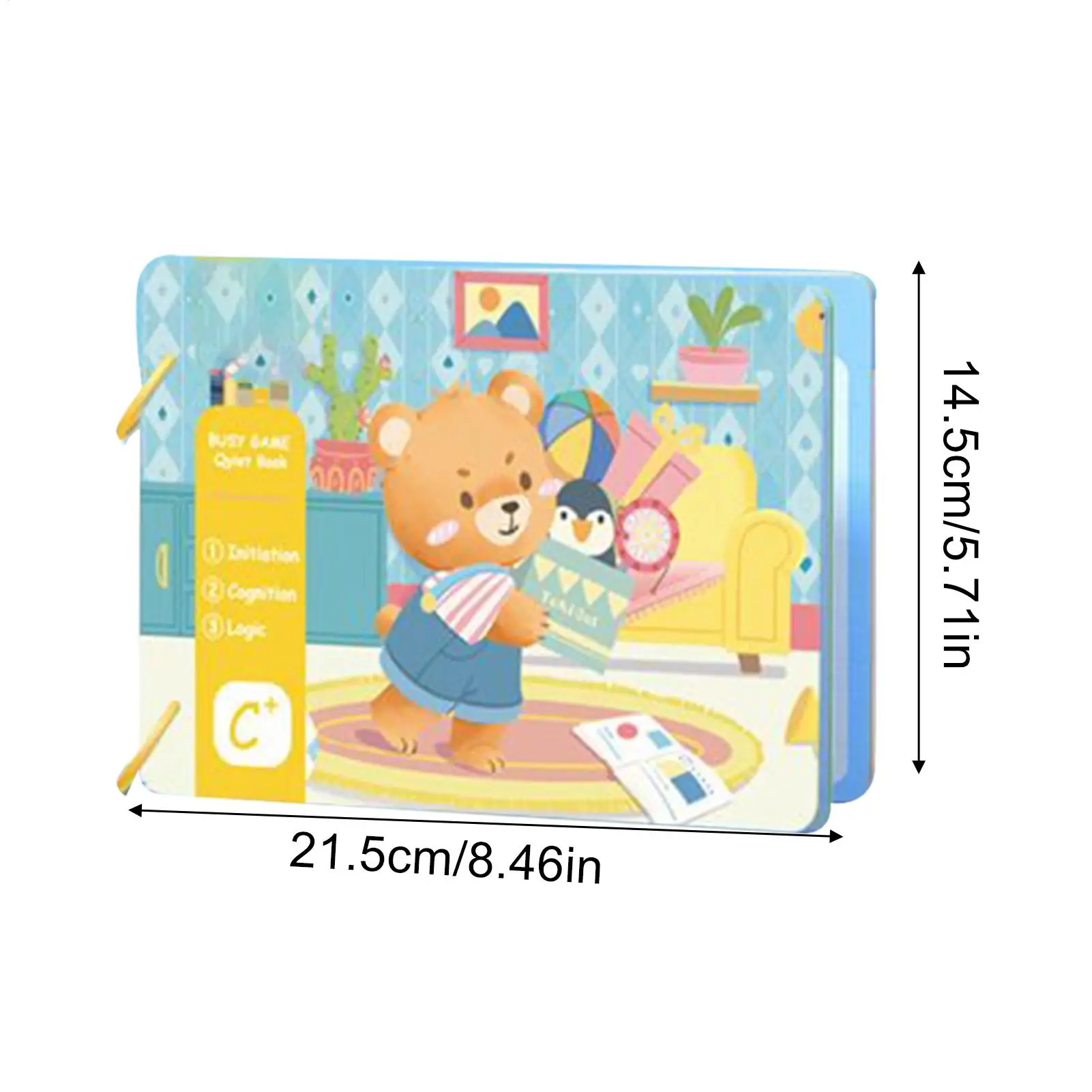 활동 보드북 미세 운동 능력 학습 감각 장난감 아기를 위한 대화형 책 자동차 비행기 레스토랑 유모차용