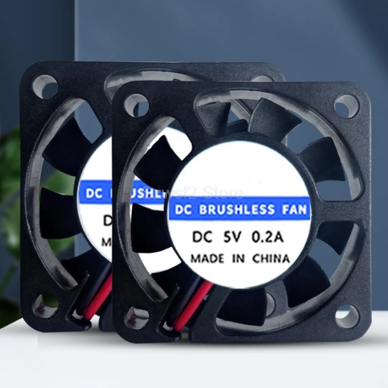 

4010 ultra-thin DC fan 5V oil containing ball bearing computer laptop graphics card USB cooling fan 40mm × 10mm E2