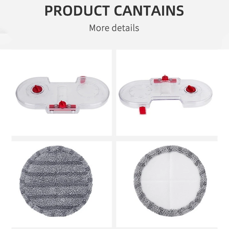 Juego de tanque de agua para Dyson V7, V8, V10, V11, piezas reemplazables, cepillo de aspiradora de fregado eléctrico, paño de limpieza