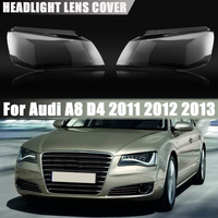 For Audi A8 D4 2011 2012 2013 Front Headlight Cover Headlight Cover Lamp Shell Headlamps Transparent Lampshade Lens
