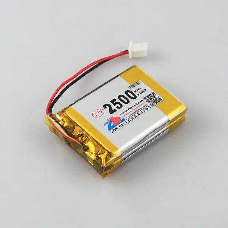 CIS 2500mAh kaartgeluid draadloze telefoon 3,7V lithium-polymeerbatterij 603450x2 603448x2