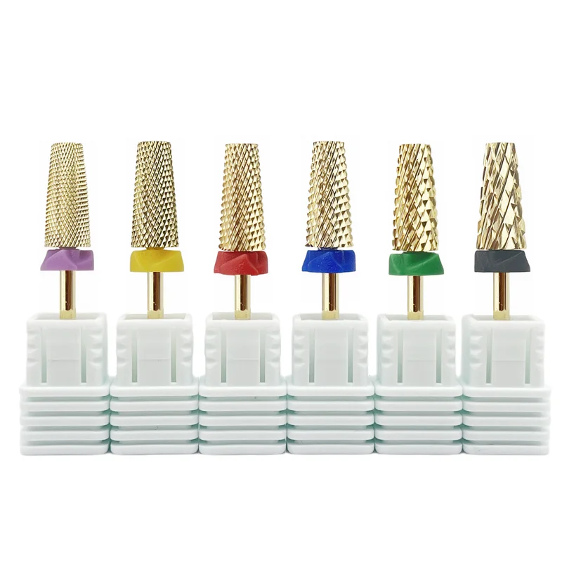 1 قطعة 4 في 1 مظلة كبيرة كربيد مسمار مثقاب الخشب قاطعة المطحنة المهنية مانيكير الكهربائية الروتاري التنغستن الأظافر أداة الملفات