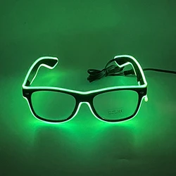 Fashion LED Glowing Sunglasses Luminous Glasses With Light Fluorescent Wedding Party Gafas Props Neon Glasses DJ Bar Supplies