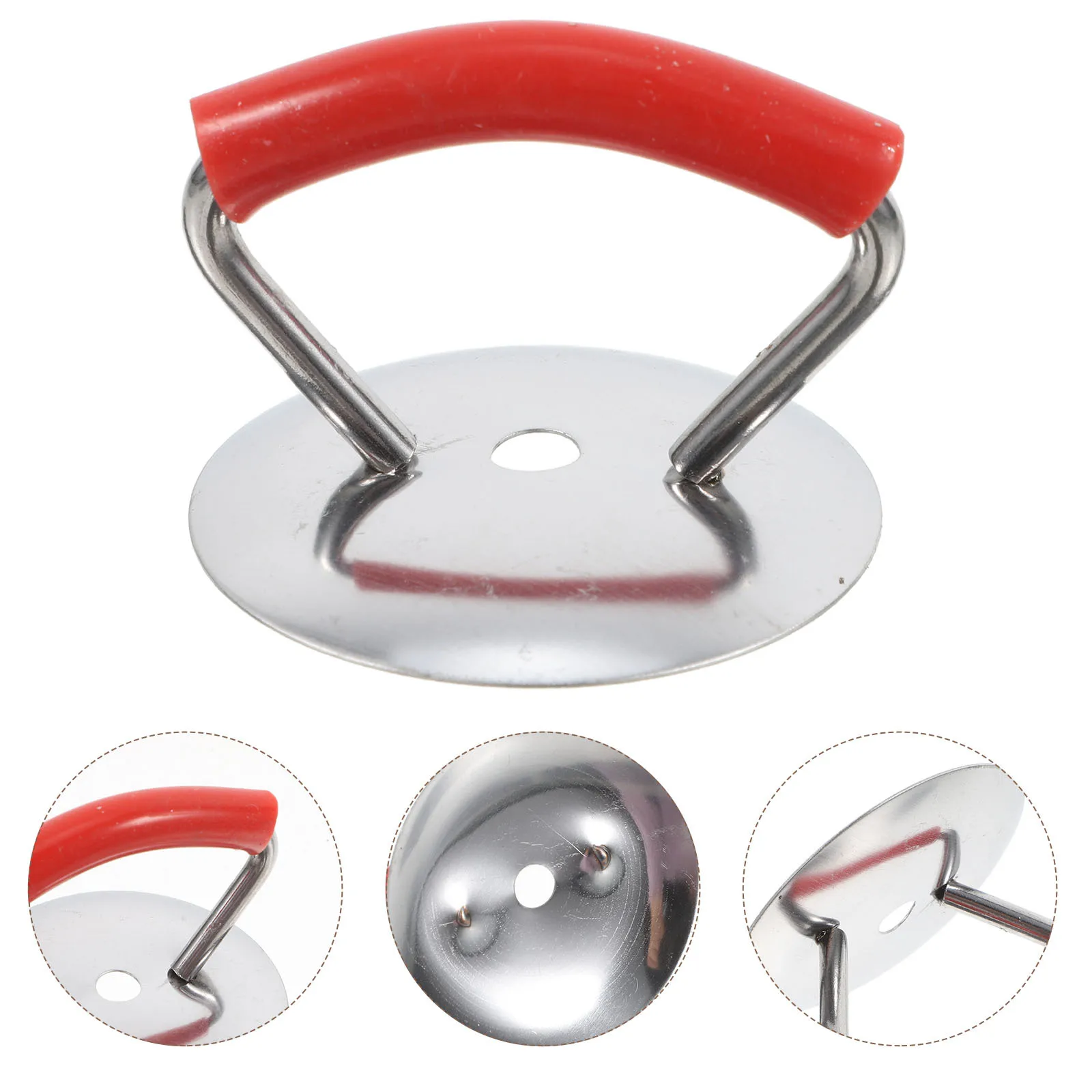 

Stainless Steel Pot Lid Handle Knob Heat Resistant Anti-Scalding Grip Universal Fit Easy Installation for Kitchen Cookware