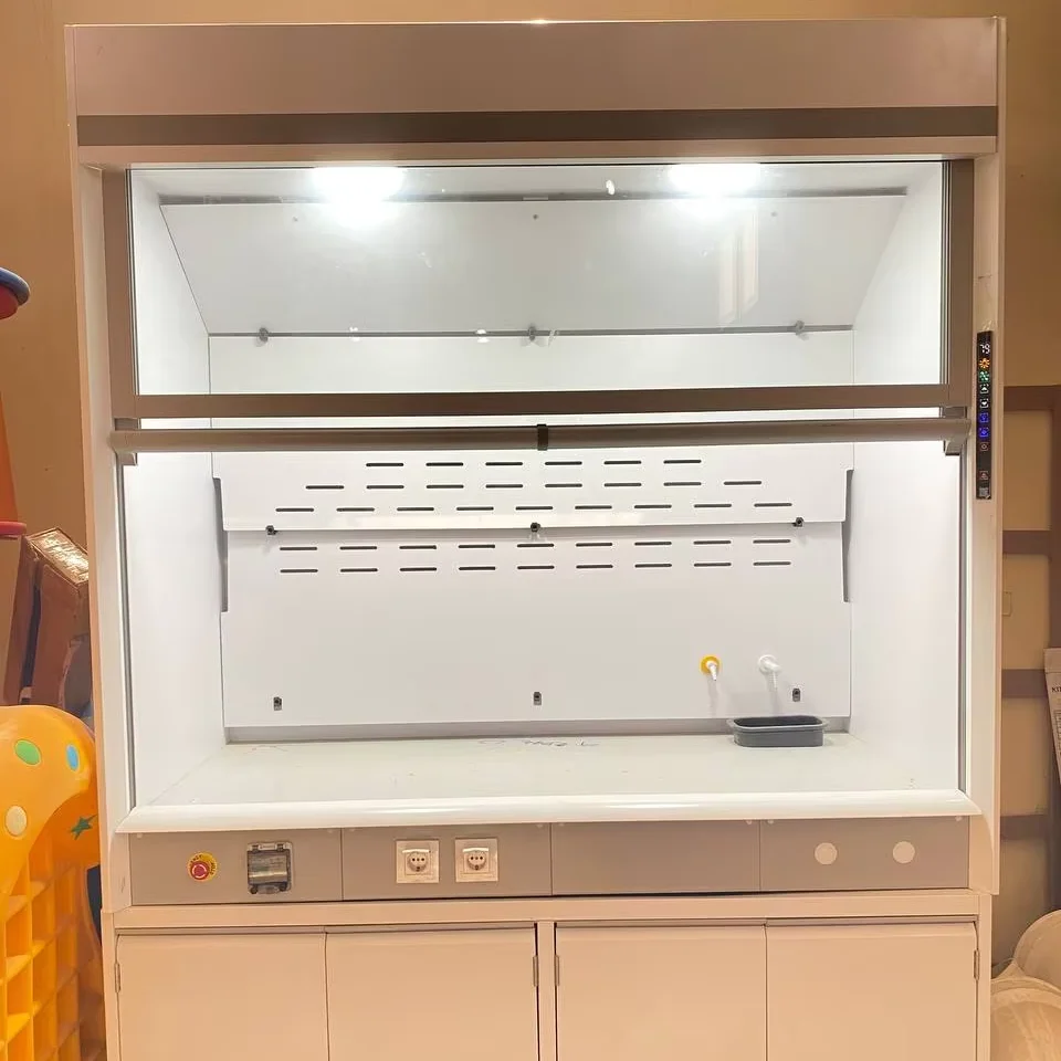 

Chemical Steel Cabinet Table Top Laboratory Cupboard Auto Sash Exhaust Lab Fume Hood