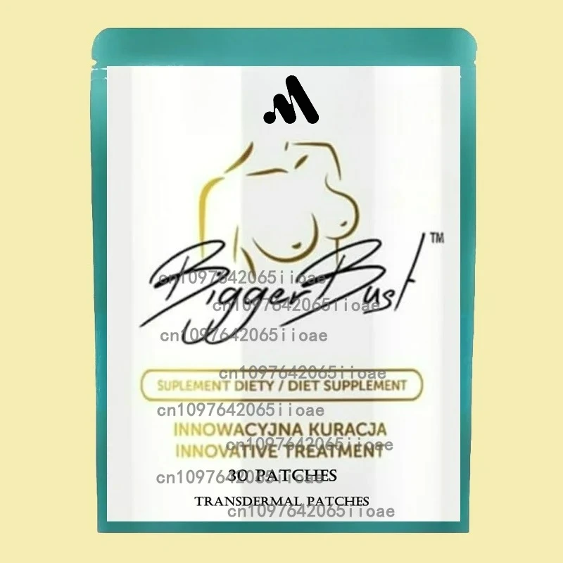 

30 пластырей для женщин, прозрачные пластыри для увеличения бюста, естественная формула, увеличение размера груди и прочность