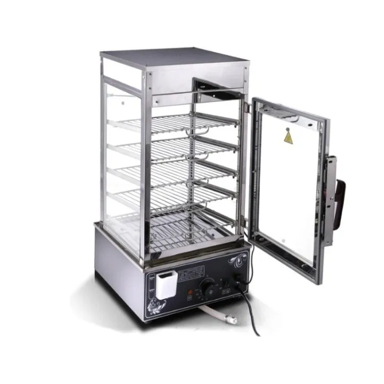 Vaporiera commerciale in acciaio resistente per vaporiera per disinfezione di asciugamani per panini