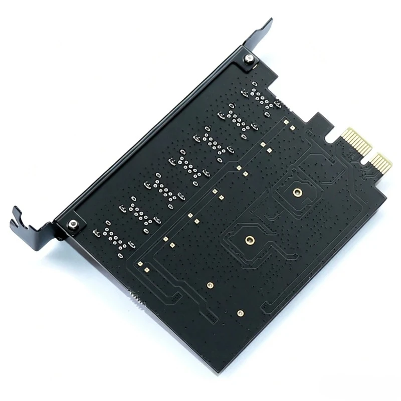 PCI-E to USB3.0 Expansion Card 7 Port Super Speed 5Gbps PCI Express USB Hub Controller Adapter Multi USB Extender For Desktop PC