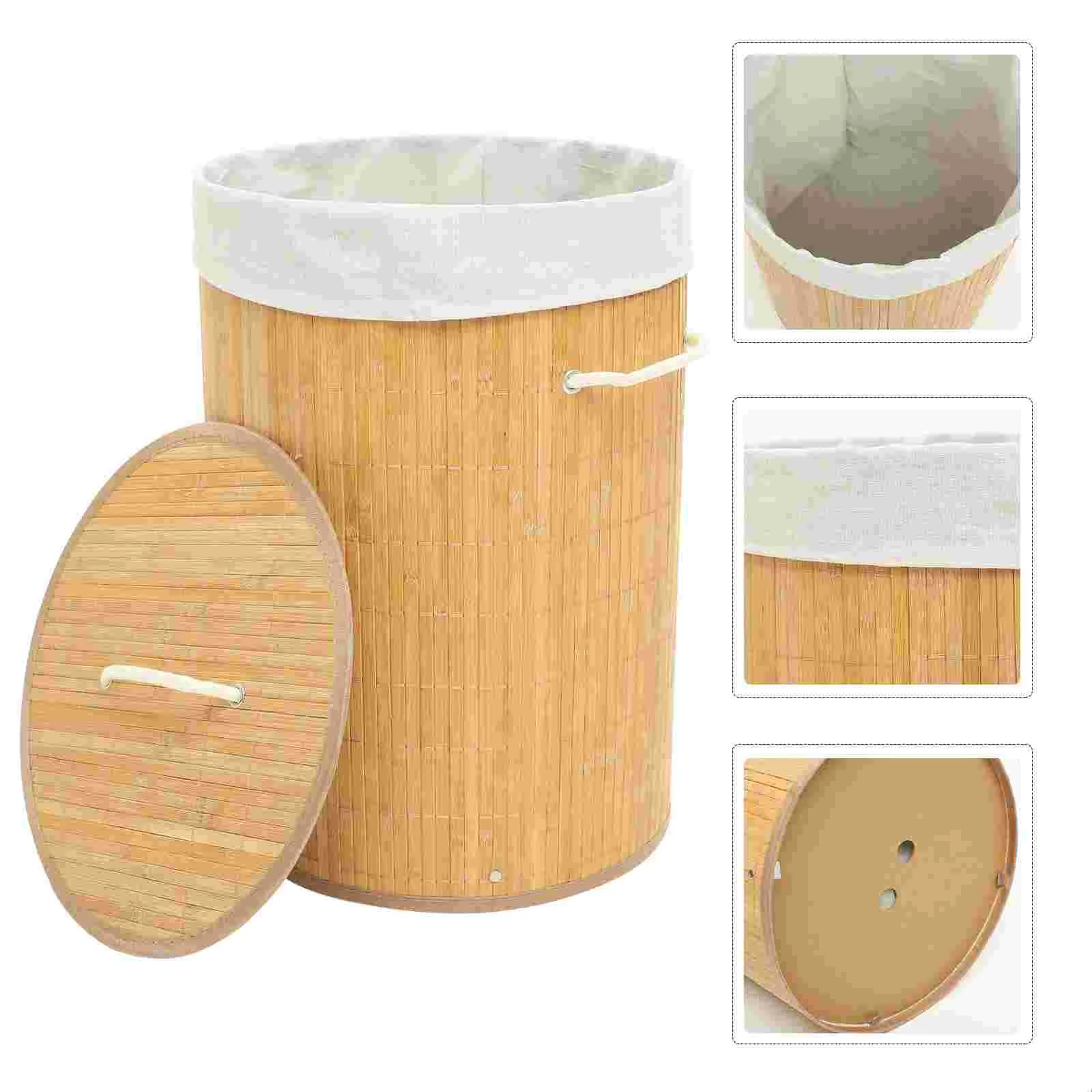 

Подарочная винтажная корзина для хранения, детское белье с крышкой, большая корзина из ротанга, комнатная одежда, бамбуковый подарок на новоселье