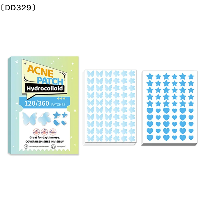 〔DD329〕120/360Pcs Butterfly Shape Acne Pimple Patch Stickers Blemish Spot Concealer Cover 0.1mm Acne Treatment Pimple Remover