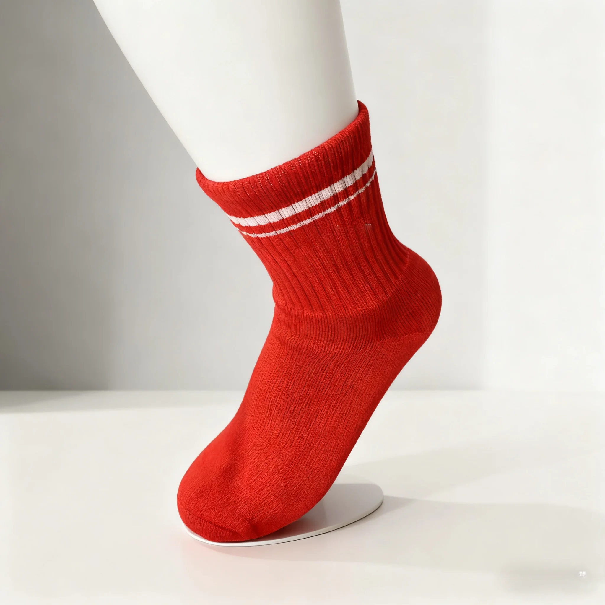 Retro algodão esportes meia feminina médio longo meias pilates fitness esportes quatro estações meias femininas meia média 1 par